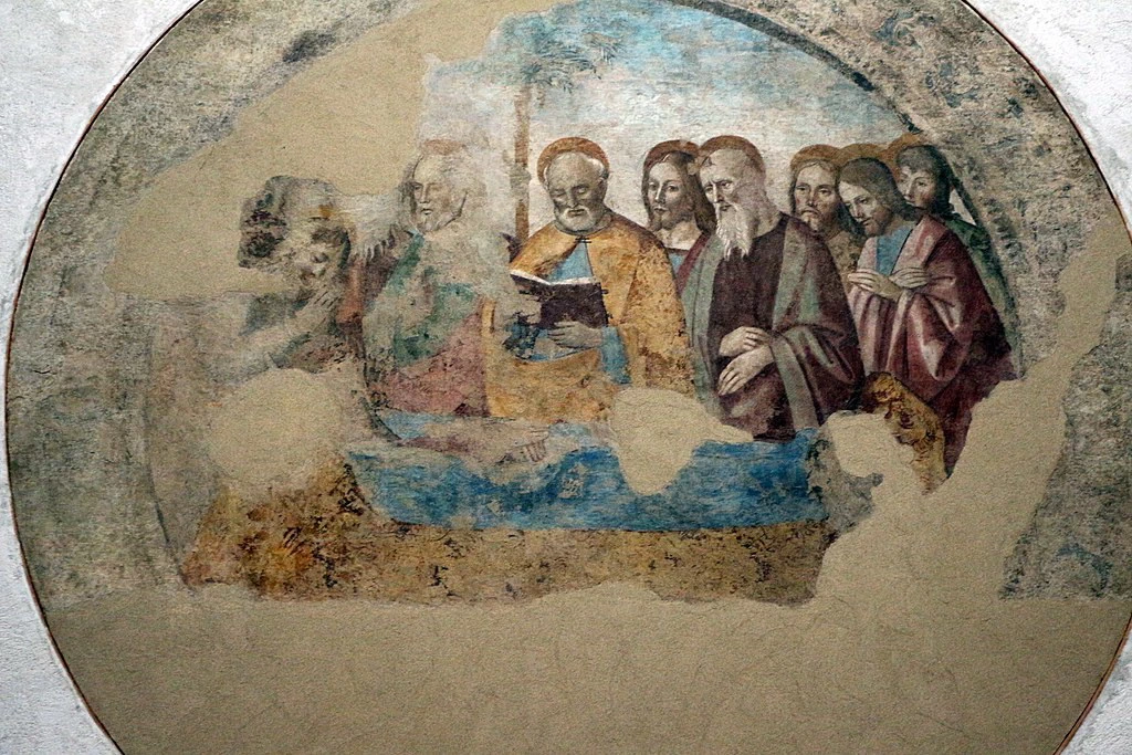 Palazzo dei Diamanti - Ferrara, storie della Vergine e ritratti di committenti